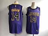 Lakers 14 Brandon Ingram Purple 2018-19 City Edition Nike Swingman Jersey,baseball caps,new era cap wholesale,wholesale hats